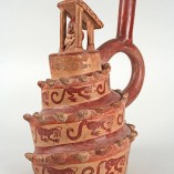 Moche Stirrup King Vessel